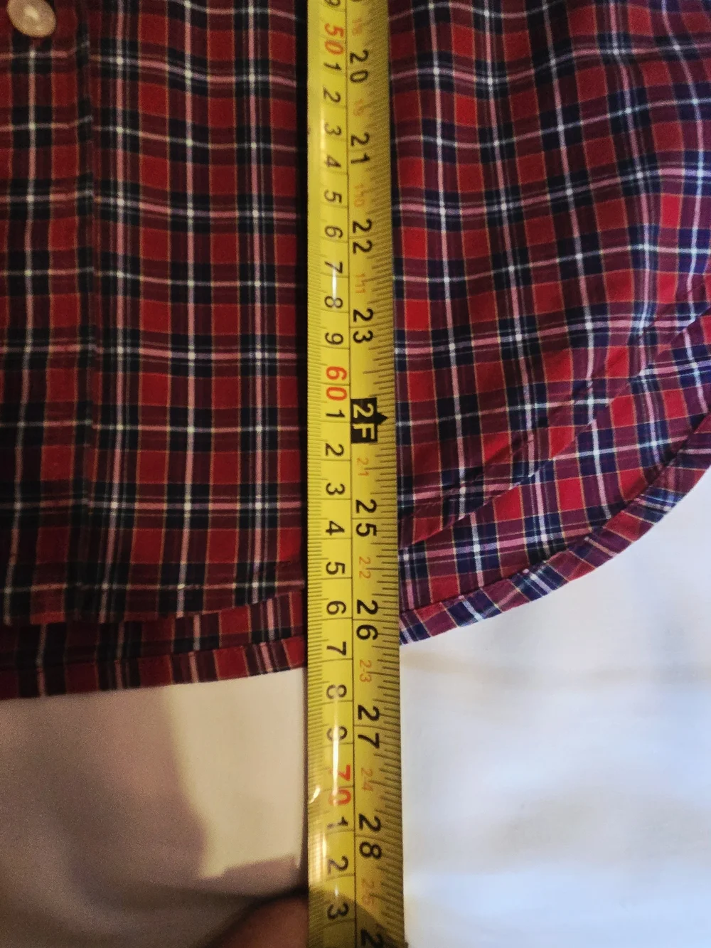 Ralph Lauren Red, Navy & White Plaid Button-Down Shirt (Boys)